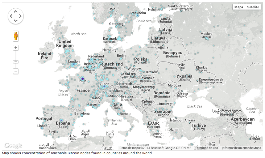 Bitcoin European network