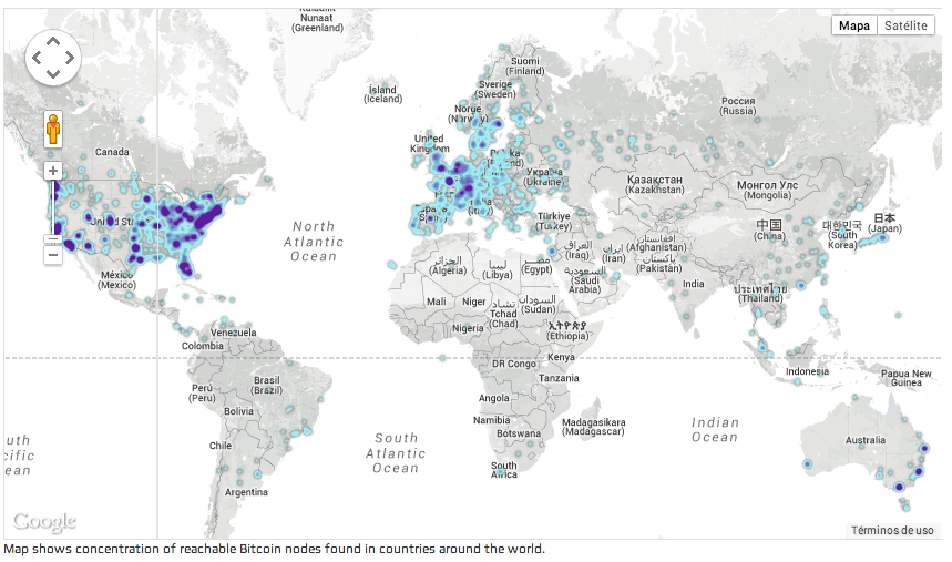 Bitcoin global network