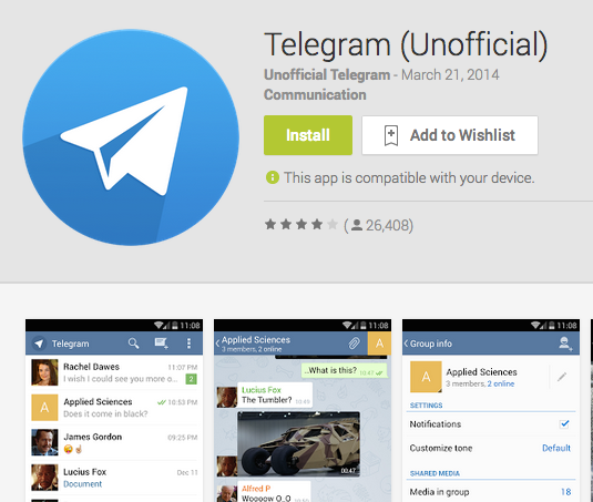 Telegram – Apps no Google Play