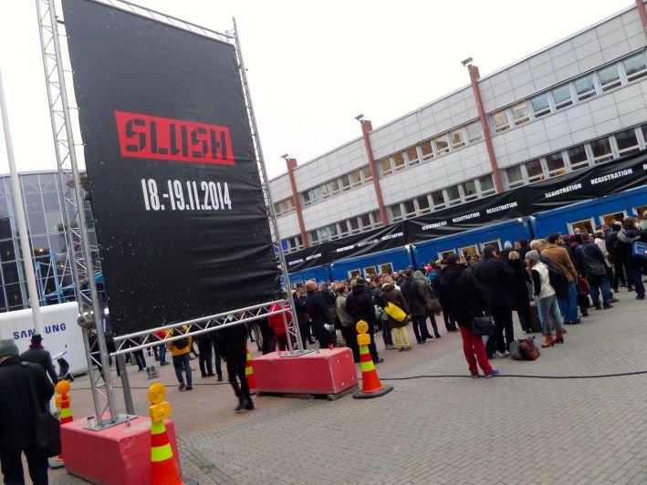 There were long queues in the morning, as you'd expect from an event this size