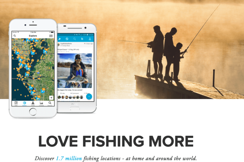 Fishbrain home page