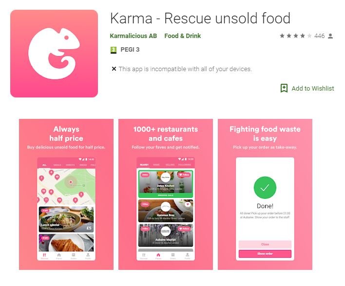 Swedish food waste app Karma has raised $12 million Series A from Kinnevik