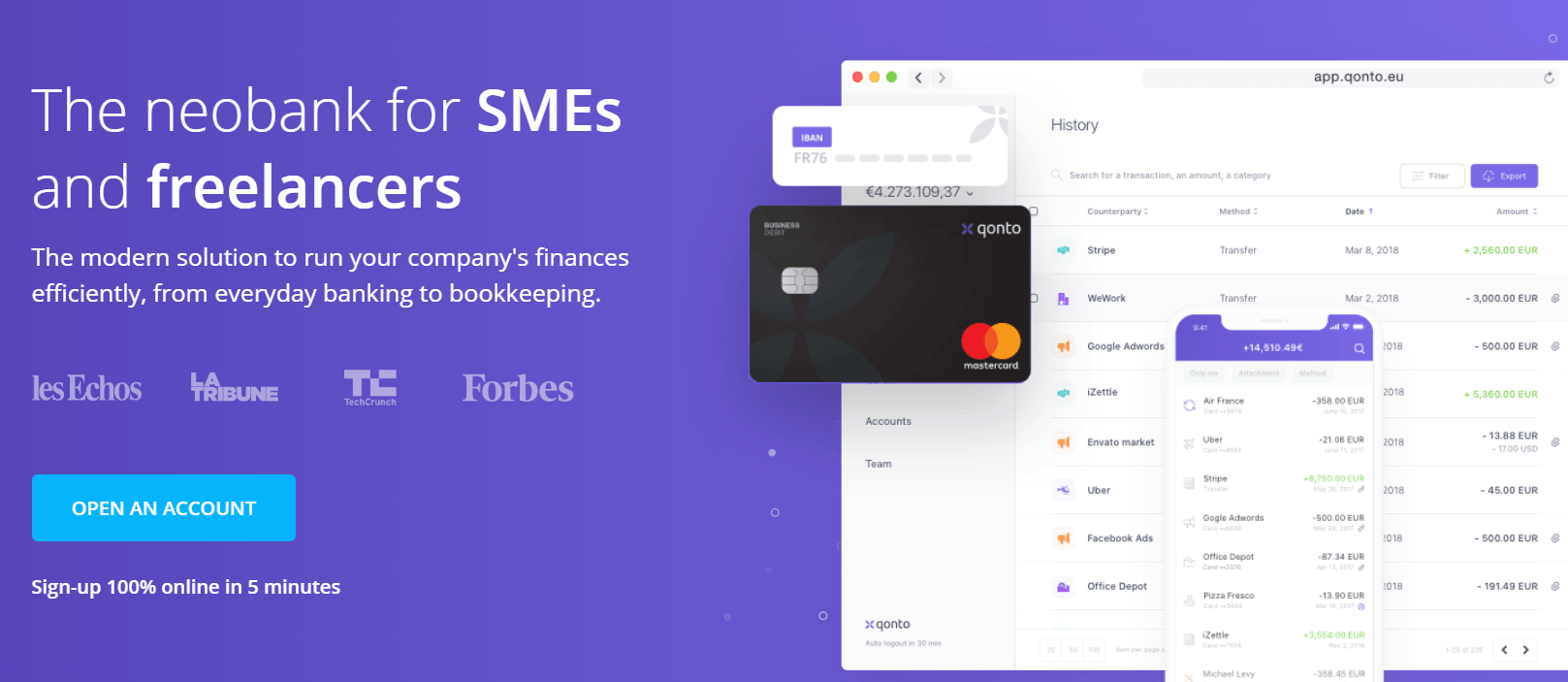 Paris-based SME banking startup Qonto raises €20 million