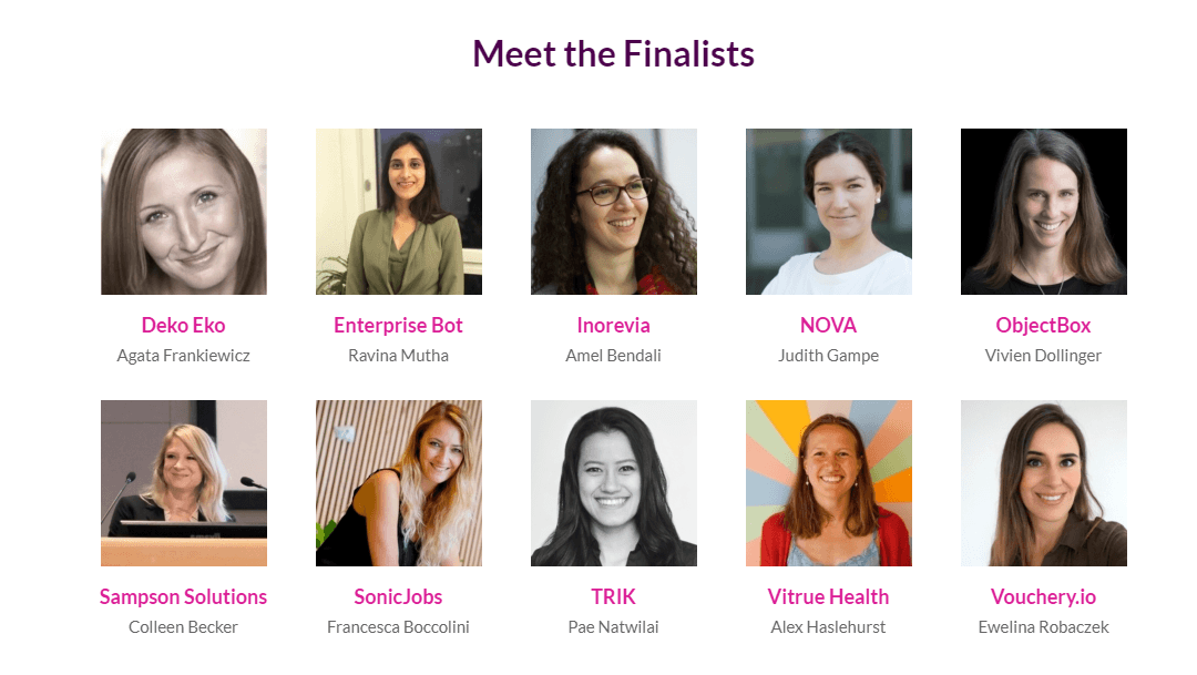 Women Startup Challenge Europe shines a light on the strength of Europe's women-led startups