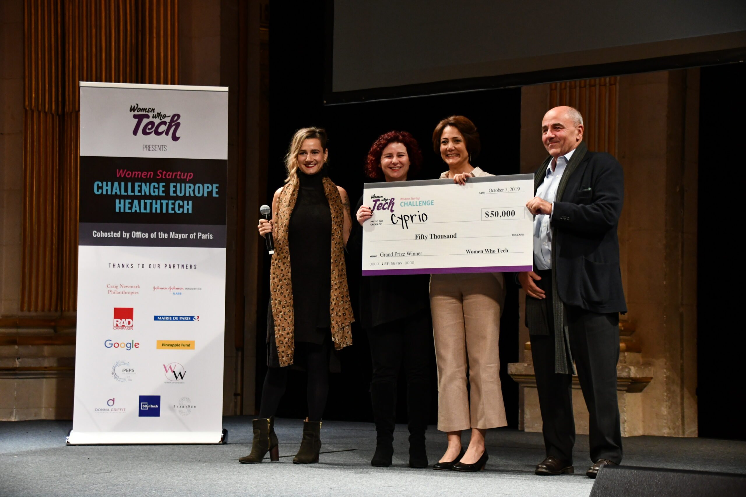 Cyprio wins Women Who Tech award for breakthrough 3D cell modelling