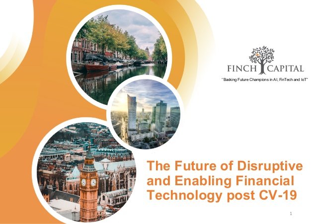 Finch Capital forecasts the fintech landscape post-pandemic, identifies investment trends