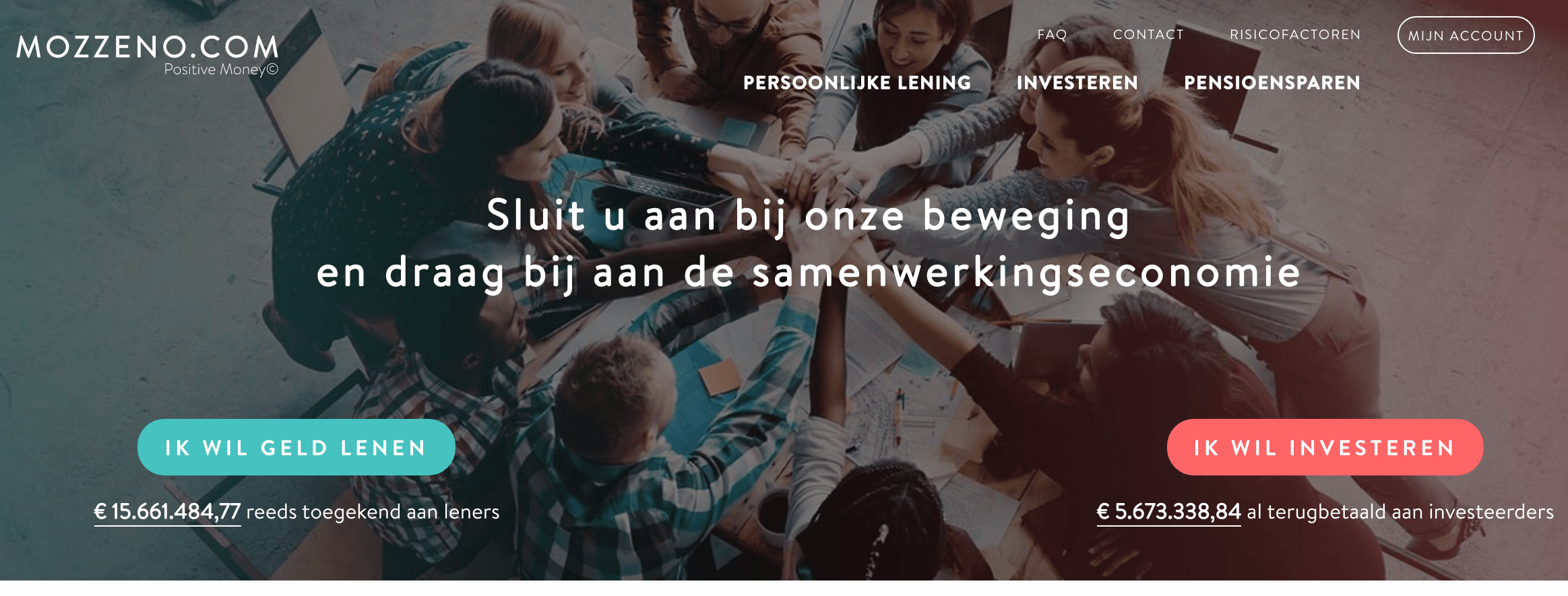 Belgian collaborative financing platform mozzeno raises €3 million