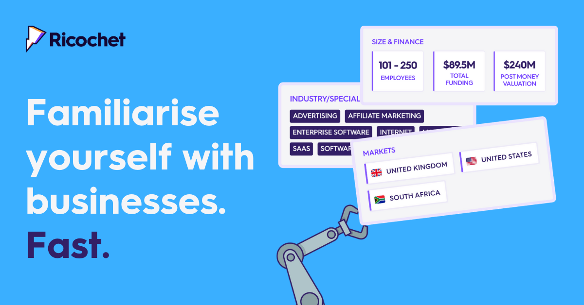 Cognism acquires Ricochet, the UK startup behind a Chrome extension for sales professionals