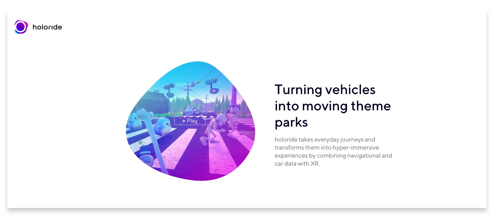 Munich-based in-car VR company holoride closes first round of Series A funding at €10 million, achieves €30 million valuation