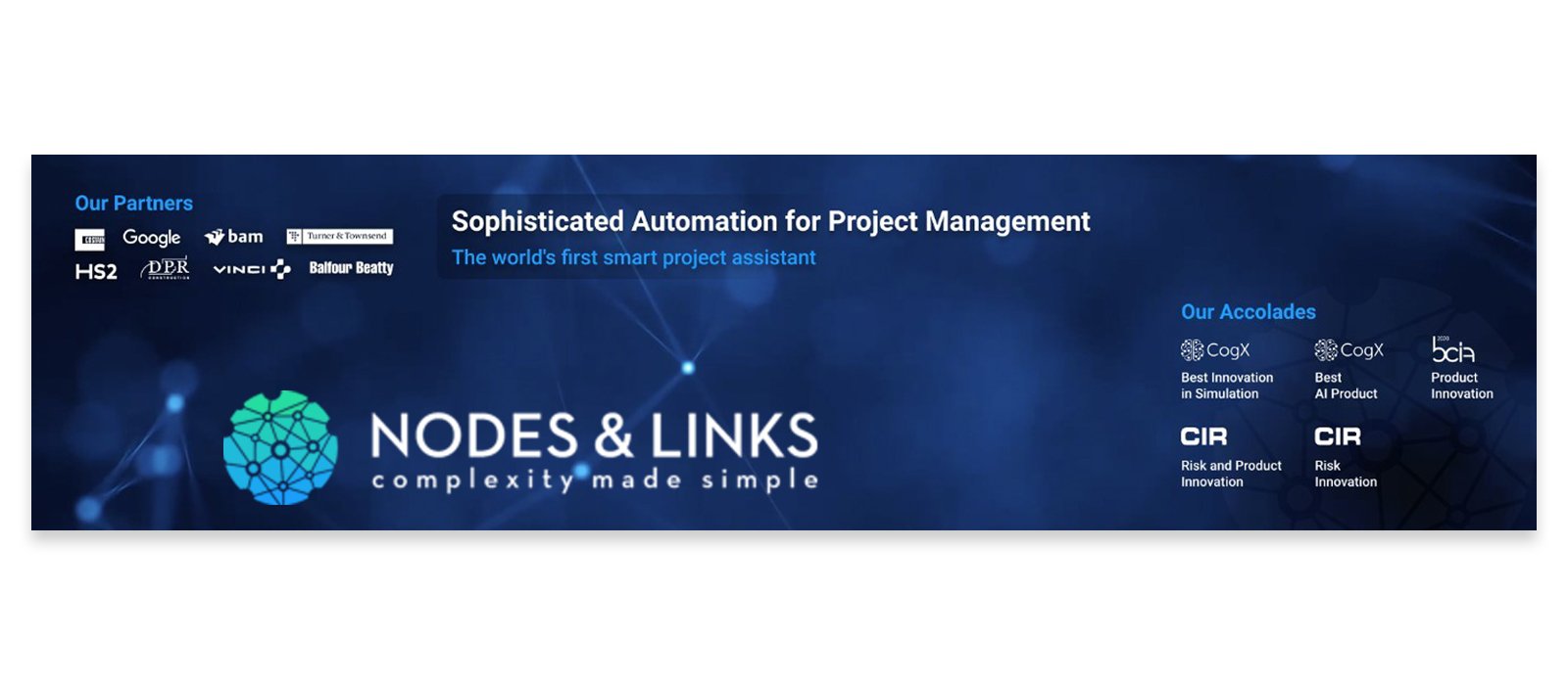 Nodes and Links raises £7.9 million, aims to bring projects home on time, on budget