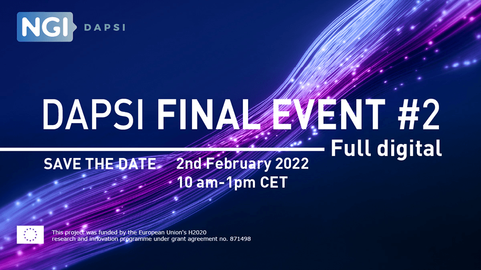 DAPSI’s incubator highlights 14 cutting edge solutions to data portability