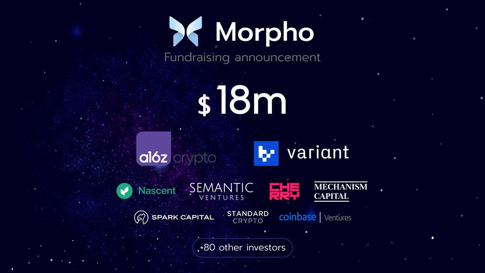 Morpho sees $18 million eclosion in a16z and Variant-led round