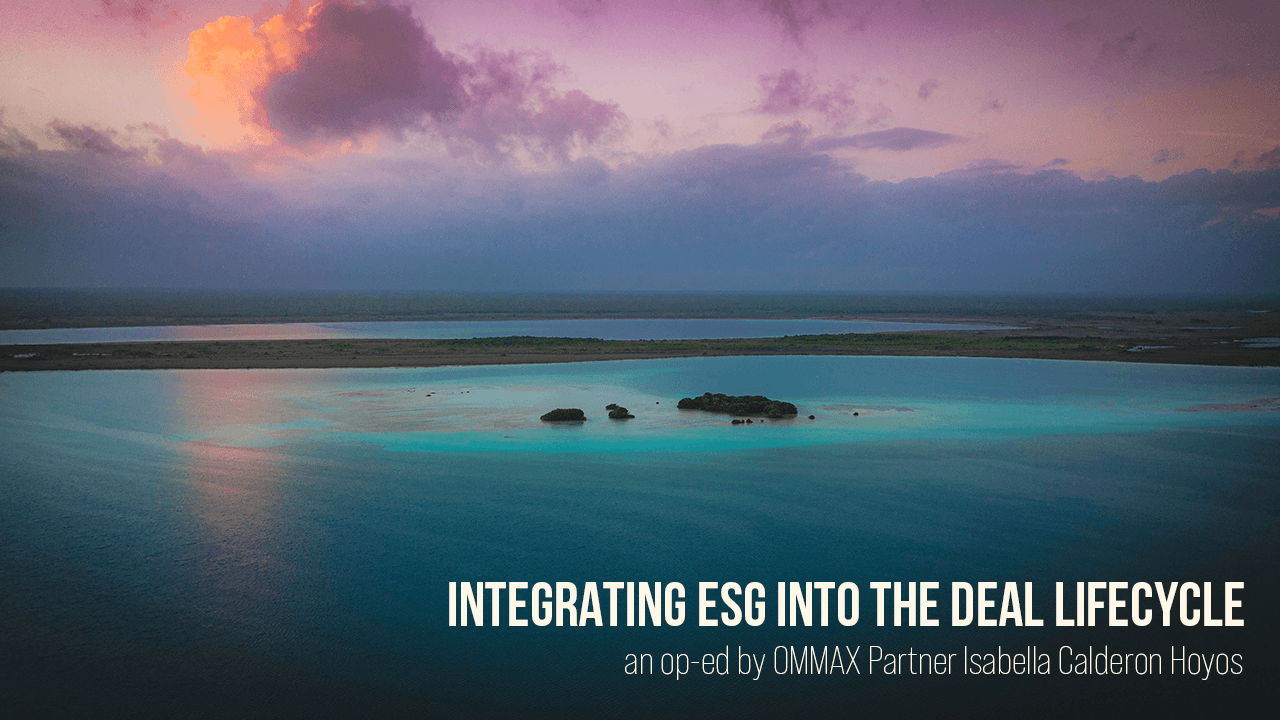 Integrating ESG into the deal lifecycle