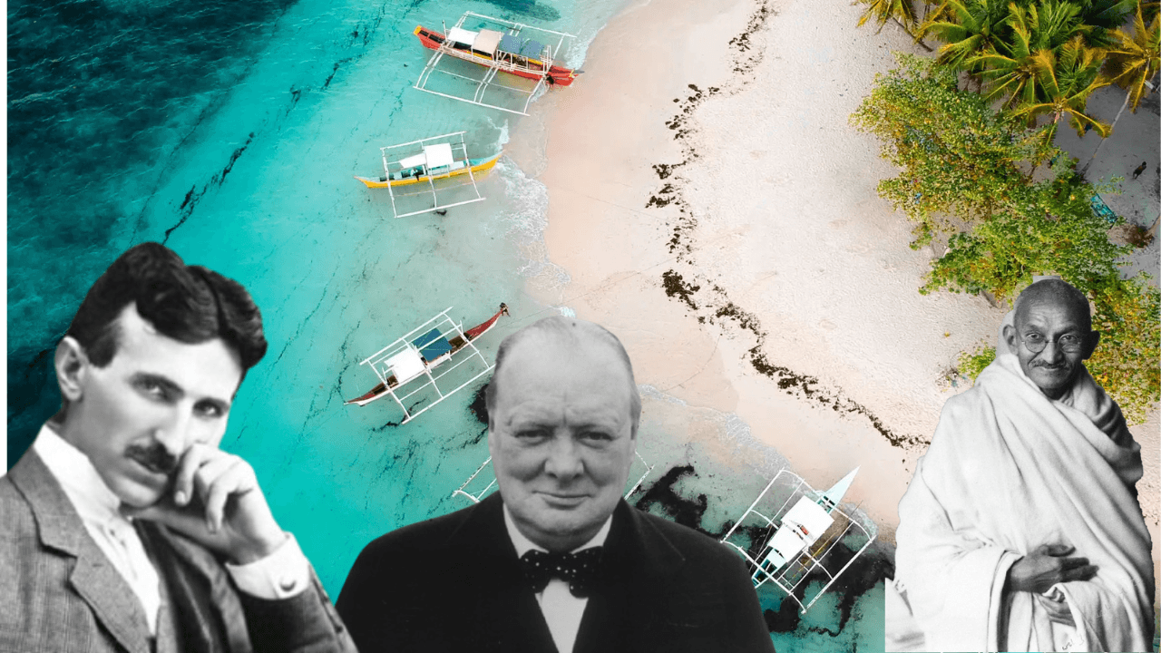 Can algorithms rule better than humans? Sensay Island resurrects Churchill, Gandhi, and Tesla to find out