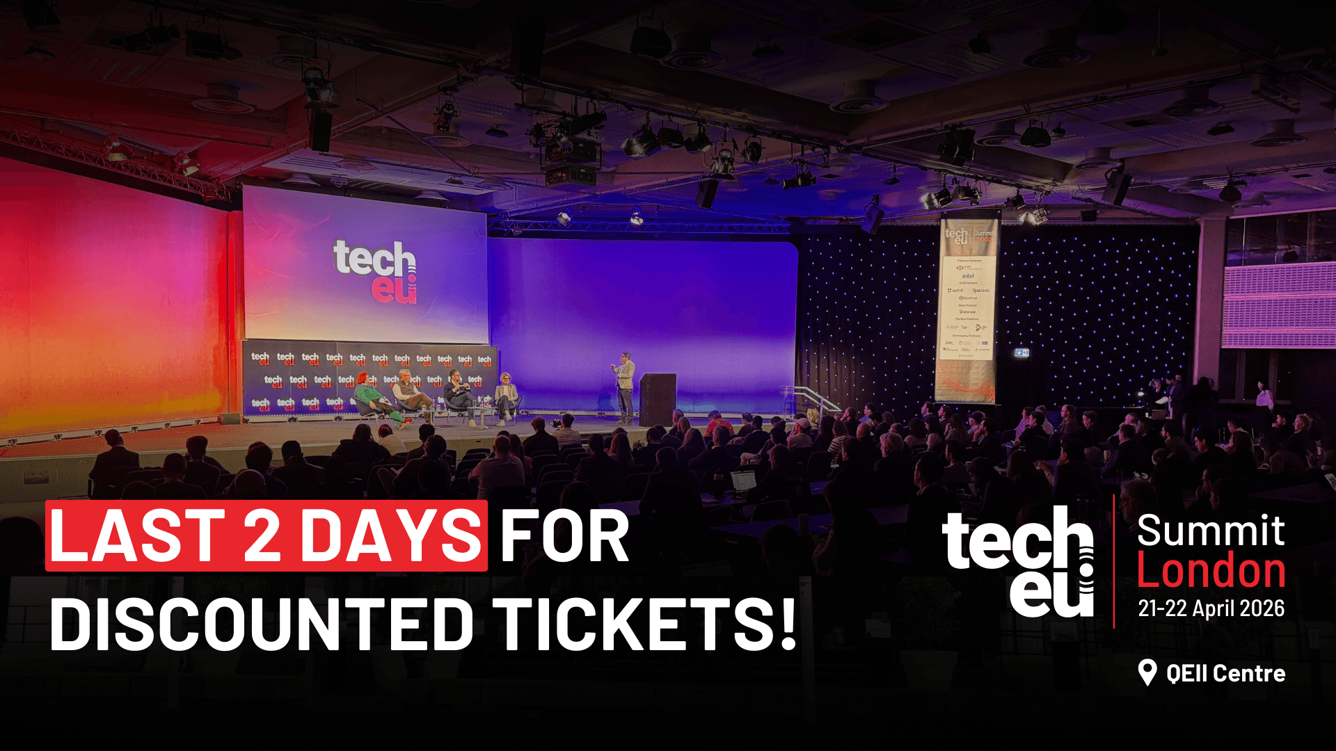 Last chance to secure discounted ticket for the Tech.eu Summit London 2026
