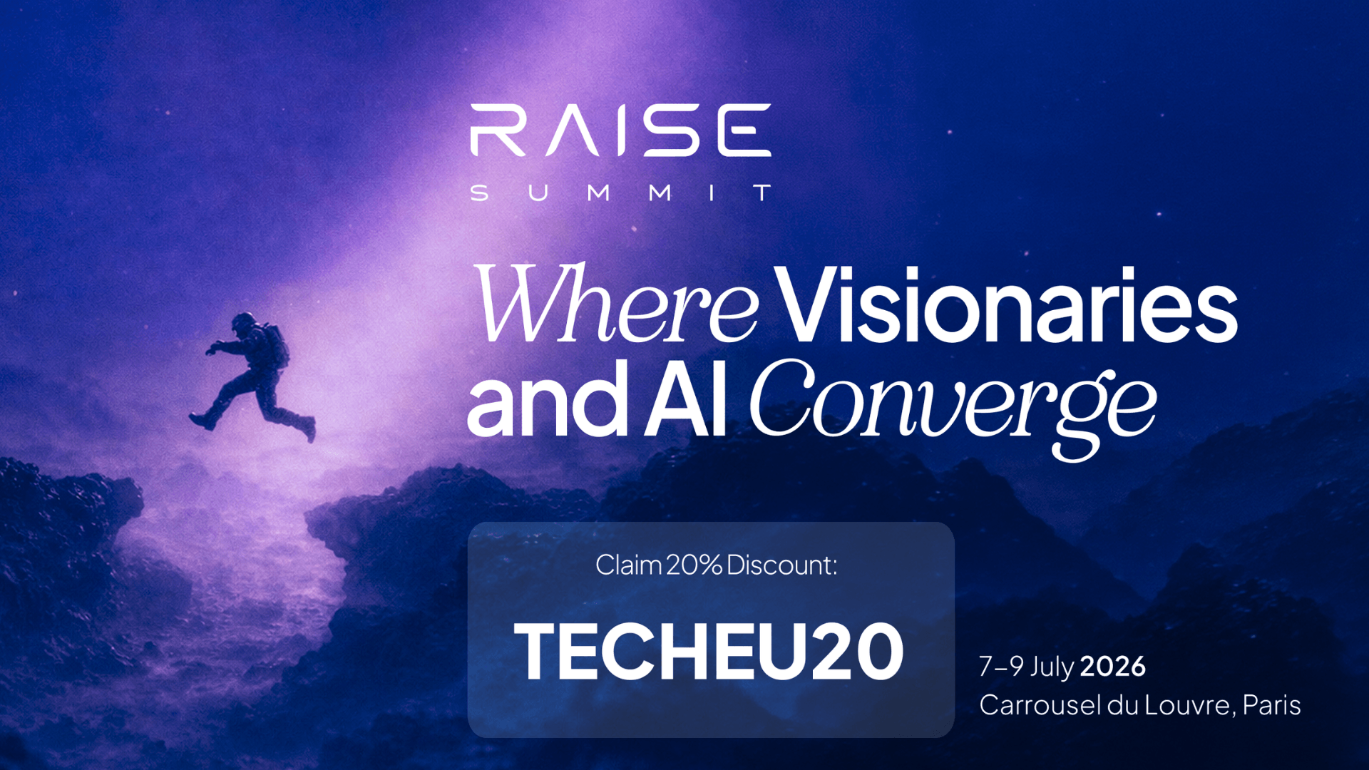 RAISE Summit Returns to Paris on July 8–9, 2026 at the Carrousel du Louvre