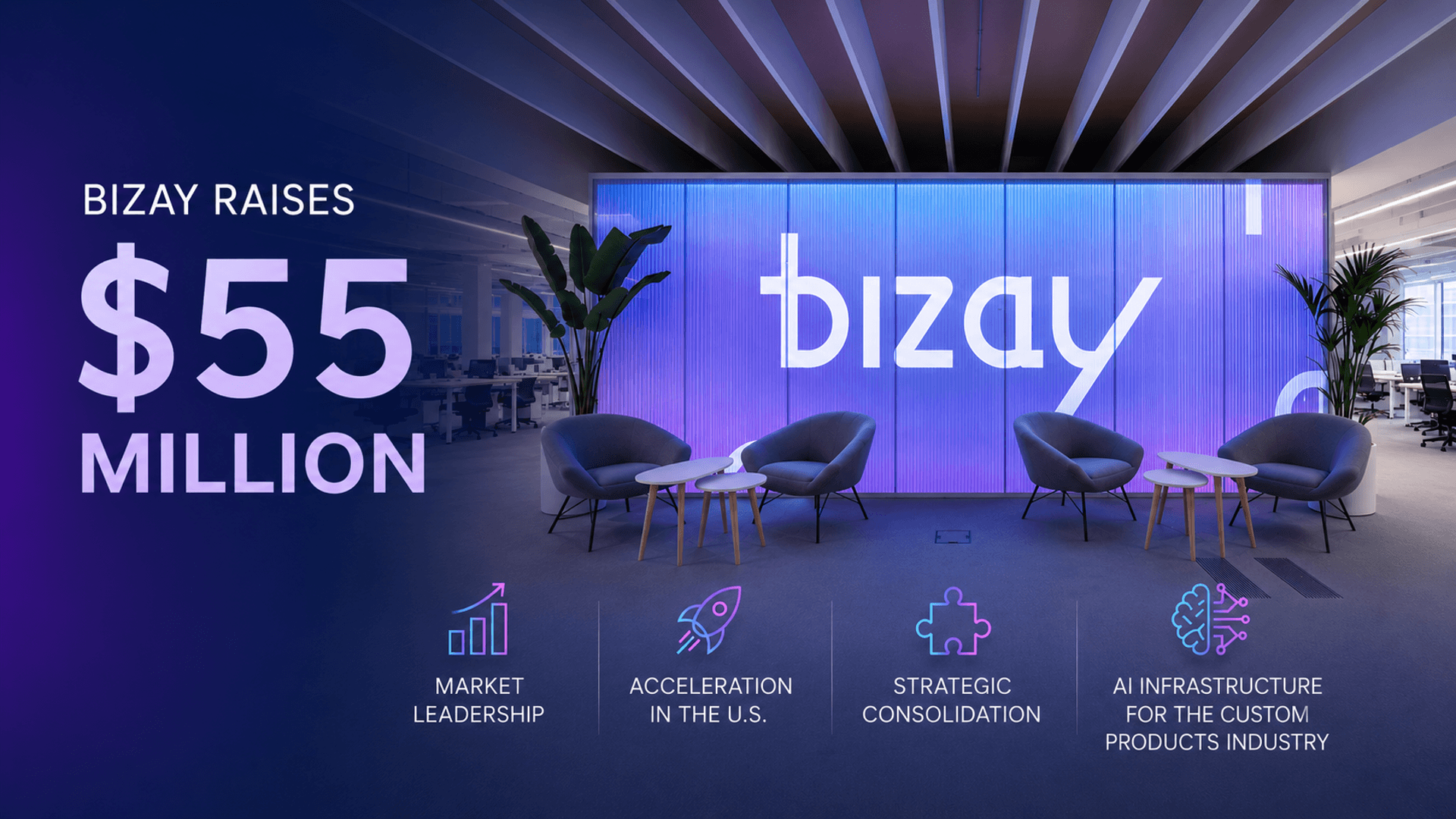 BIZAY raccoglie 55 milioni: il consolidamento del custom printing punta su AI e sovranità dei dati
