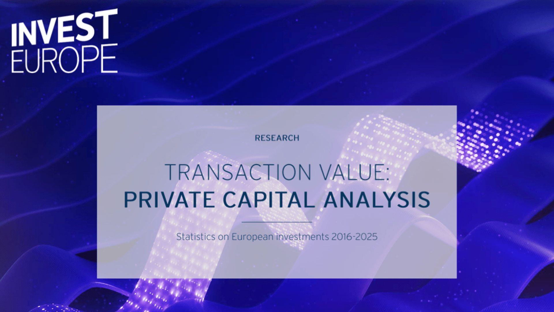 Invest Europe: Venture capital reaches second-highest level on record