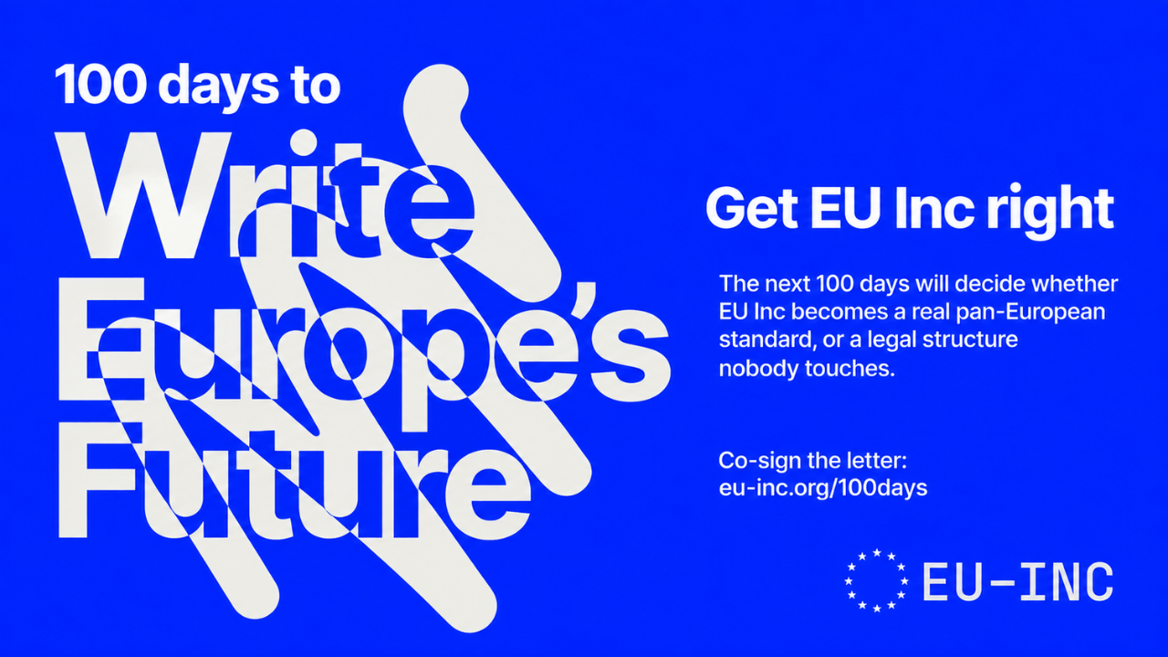 100 days to save EU Inc: Europe’s tech leaders warn against watering down landmark reform